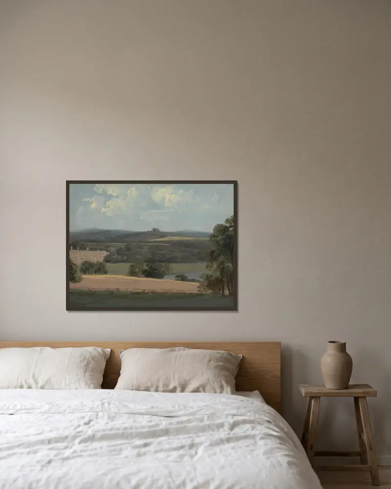 Trentham Park, John Constable v rámu na stěně