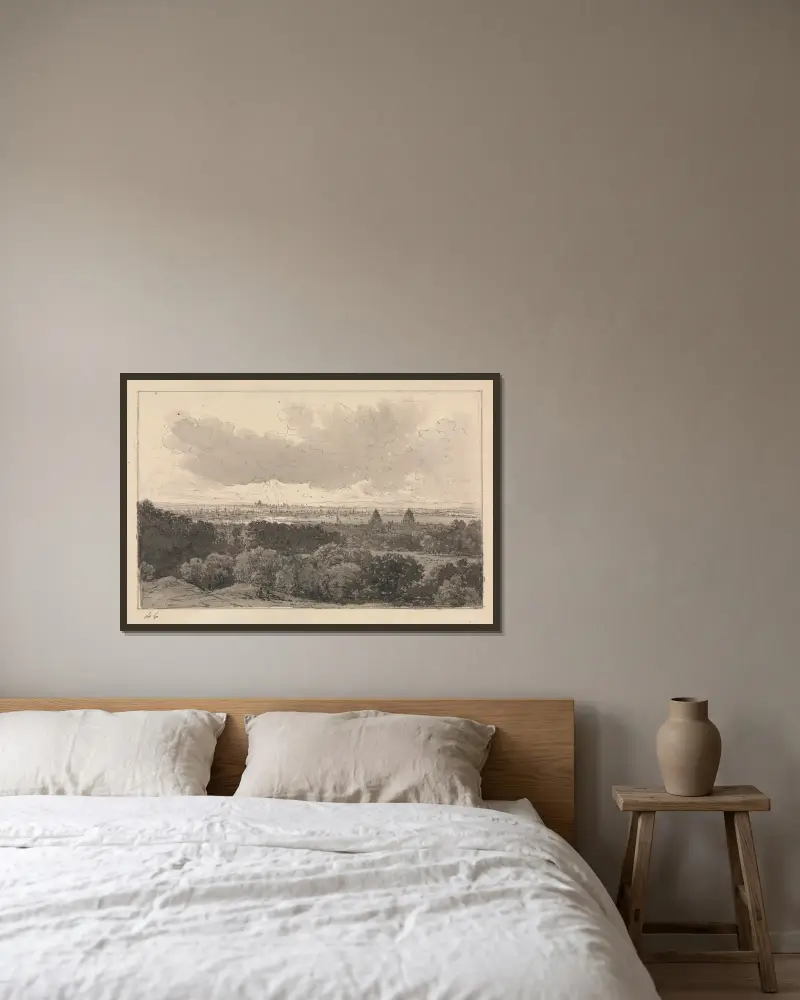 Greenwich von John Glover gerahmt an einer Wand