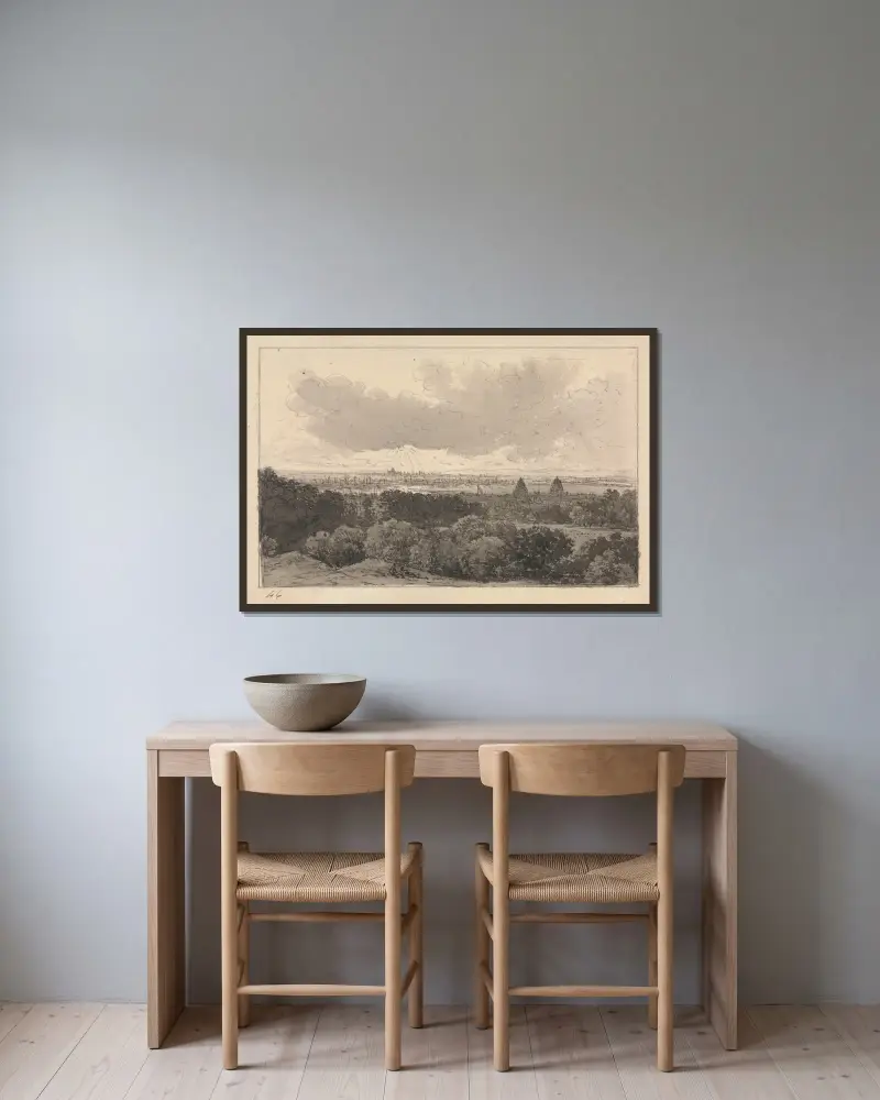 Greenwich von John Glover gerahmt an einer Wand