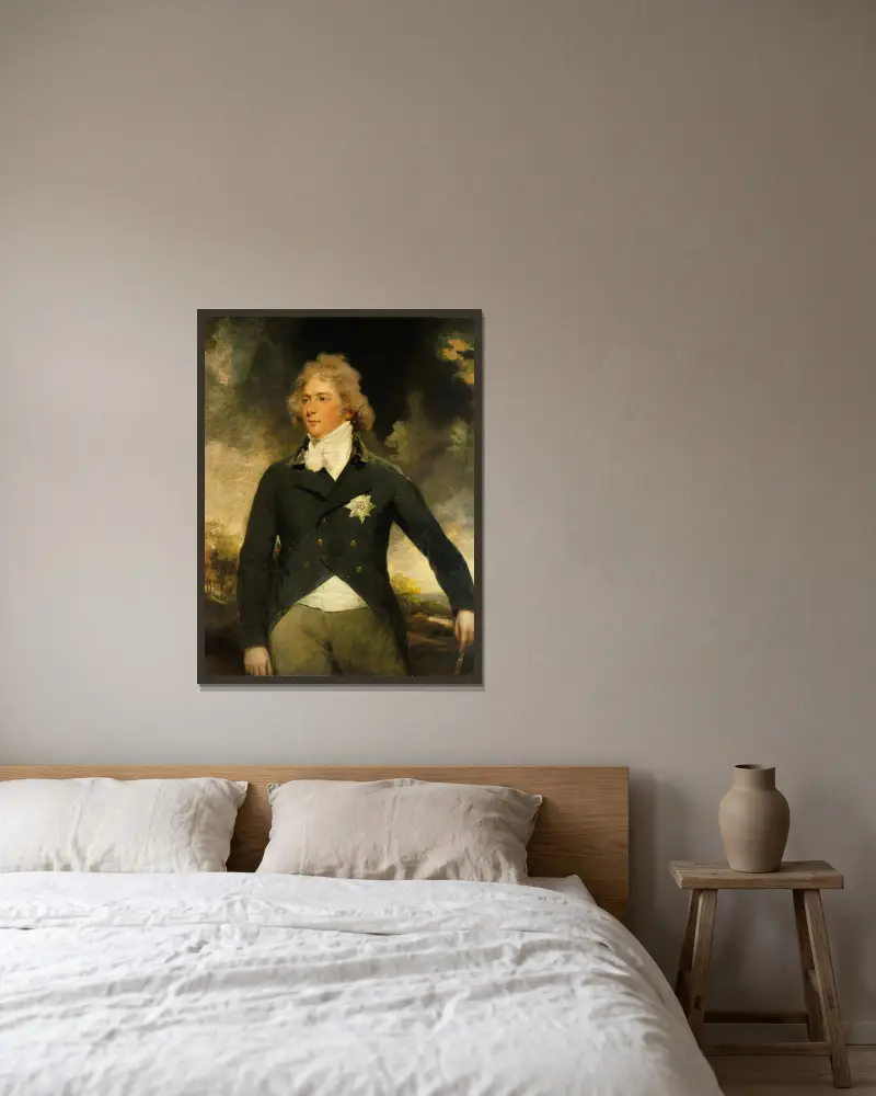 Georg IV. als Prinz von Wales von John Hoppner gerahmt an einer Wand