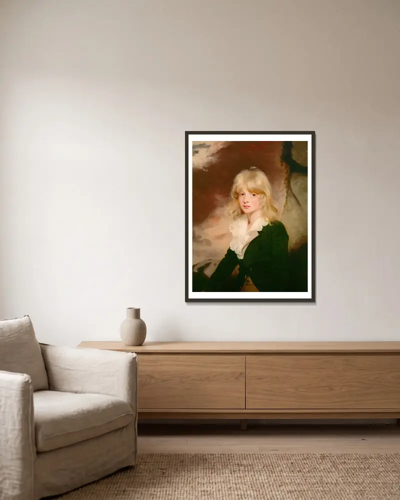John Granville von John Hoppner gerahmt an einer Wand