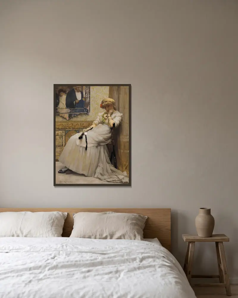 Po tanci, Sir John Lavery v rámu na stěně
