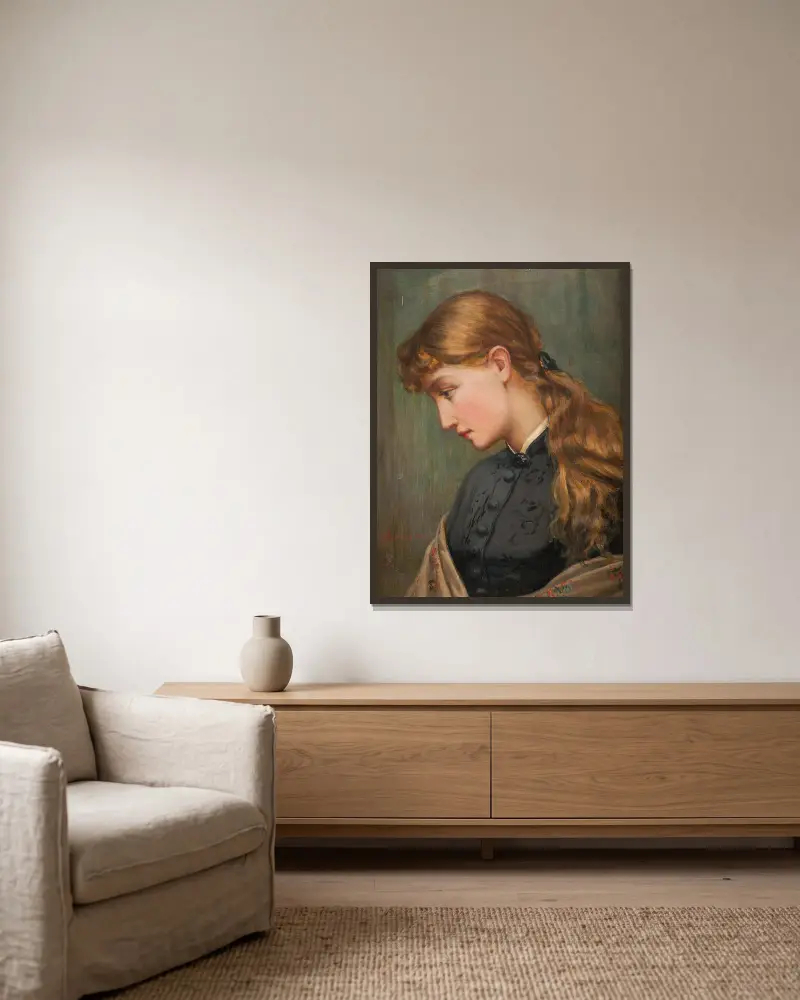 Mariana von Sir John Lavery gerahmt an einer Wand