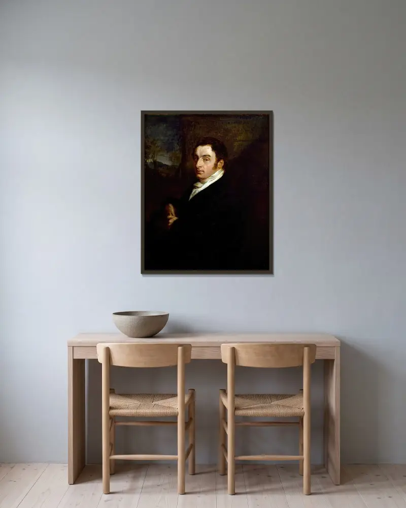 John Gage von John Linnell gerahmt an einer Wand