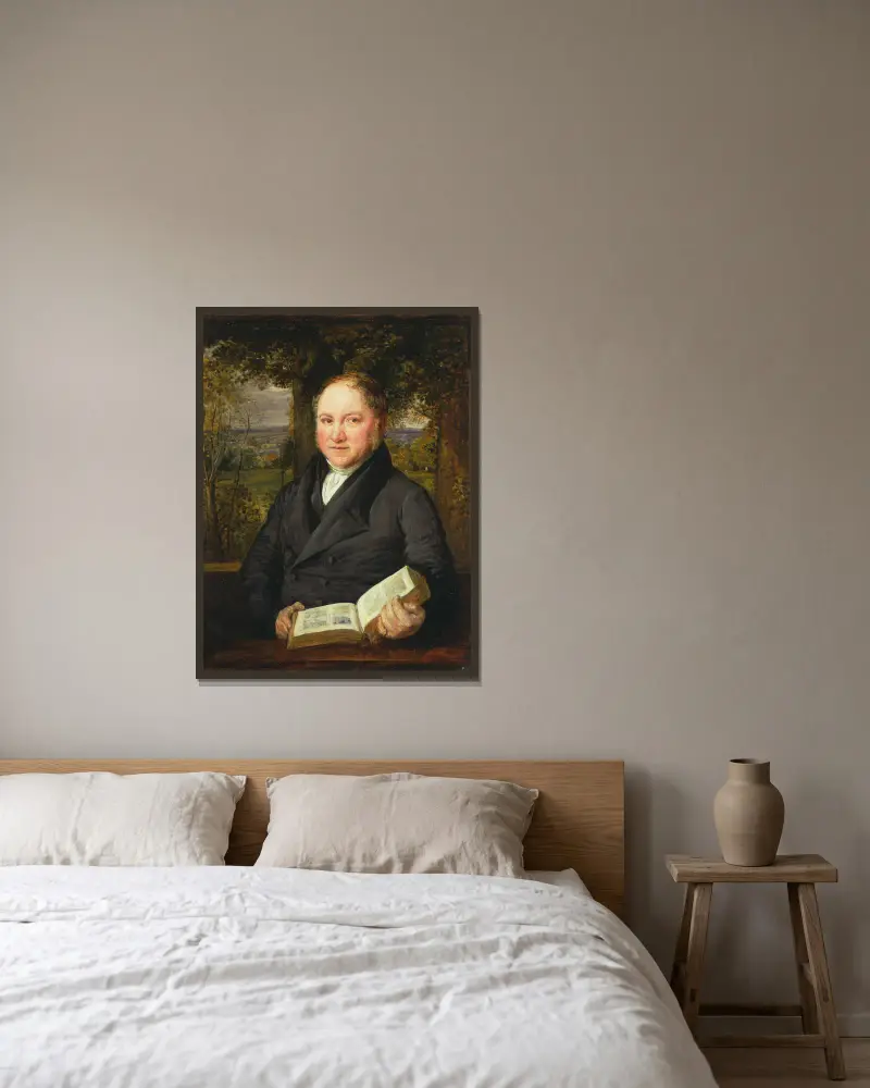 John Varley von John Linnell gerahmt an einer Wand