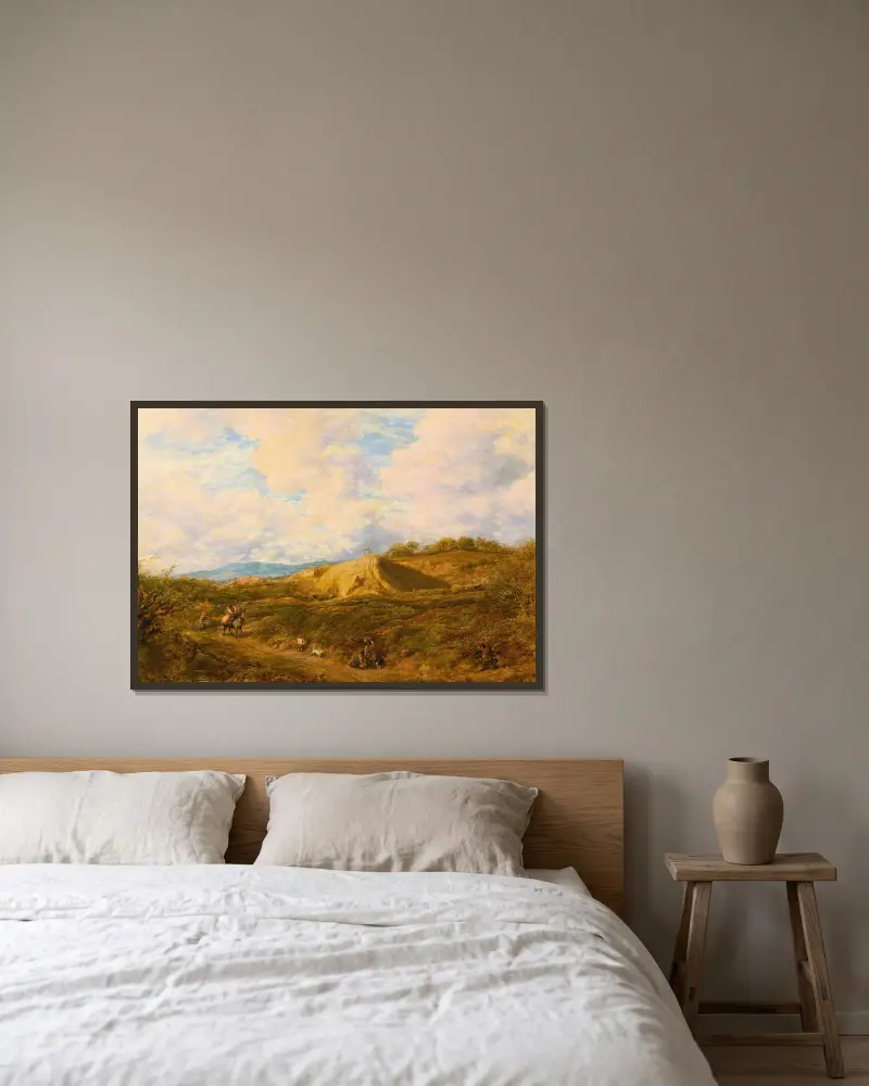Redhill Common, Surrey, John Linnell v rámu na stěně