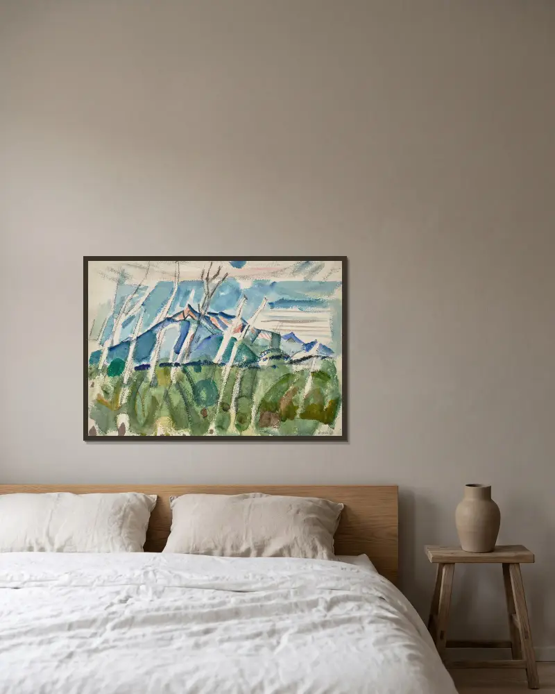 Chocorua Along with Dead Trees, White Mountains, N.H. av John Marin inramad på en vägg