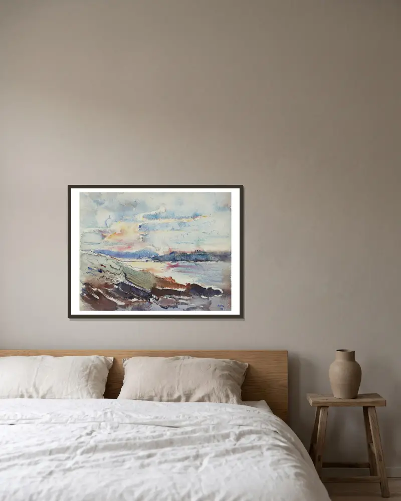 West Point, Maine, 1914 – Nr. 2 von John Marin gerahmt an einer Wand