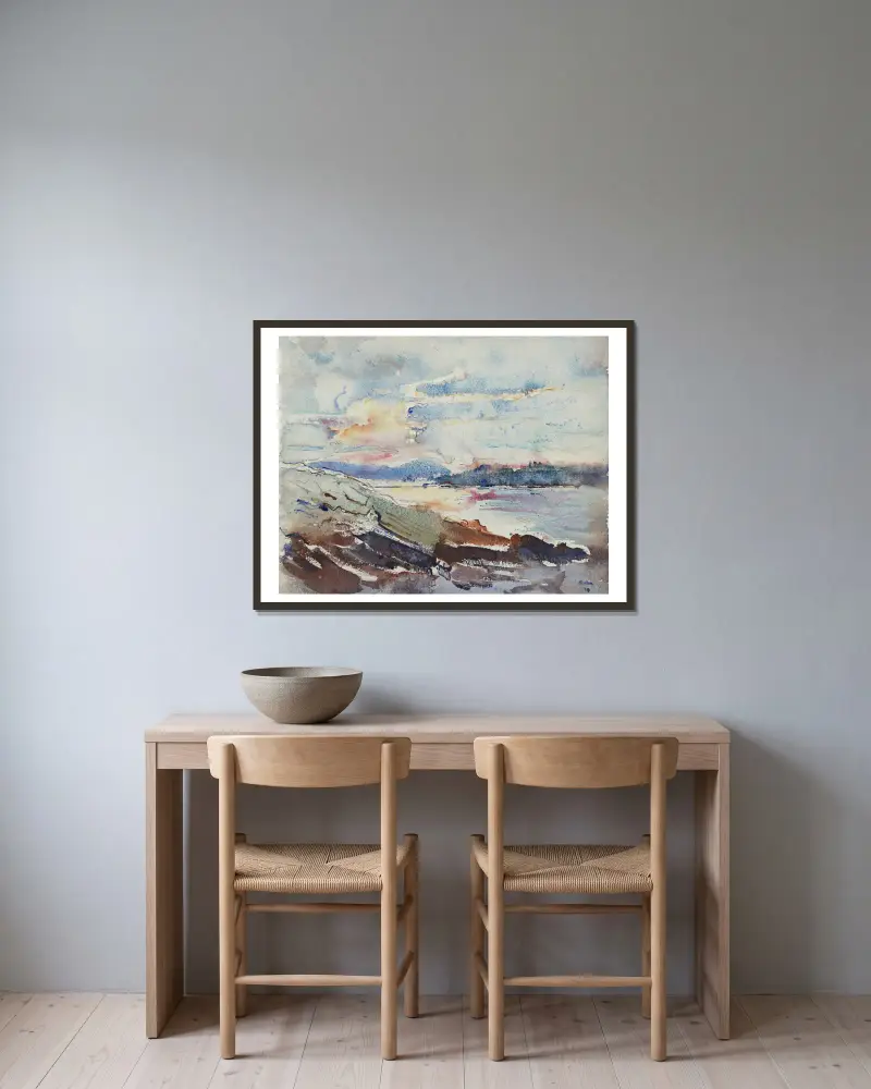 West Point, Maine, 1914 – Nr. 2 von John Marin gerahmt an einer Wand