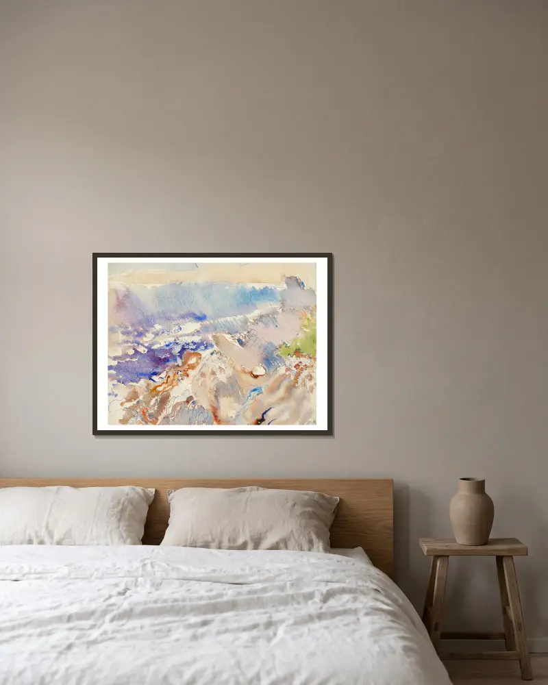 West Point, Maine, 1914 – Nr. 1, John Marin v rámu na stěně