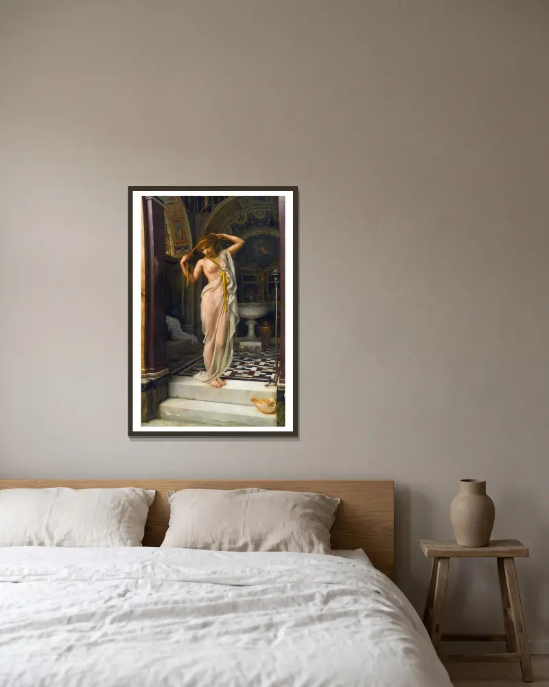 Diadumenè, Edward John Poynter v rámu na stěně