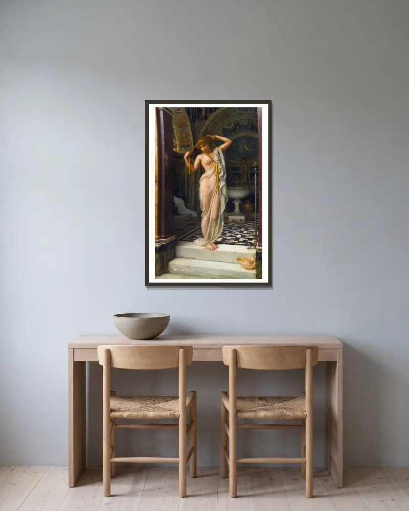 Diadumenè, Edward John Poynter v rámu na stěně