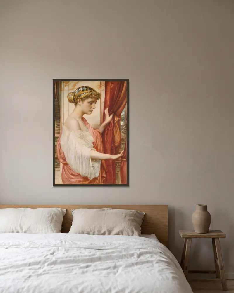 Psyche, Edward John Poynter v rámu na stěně