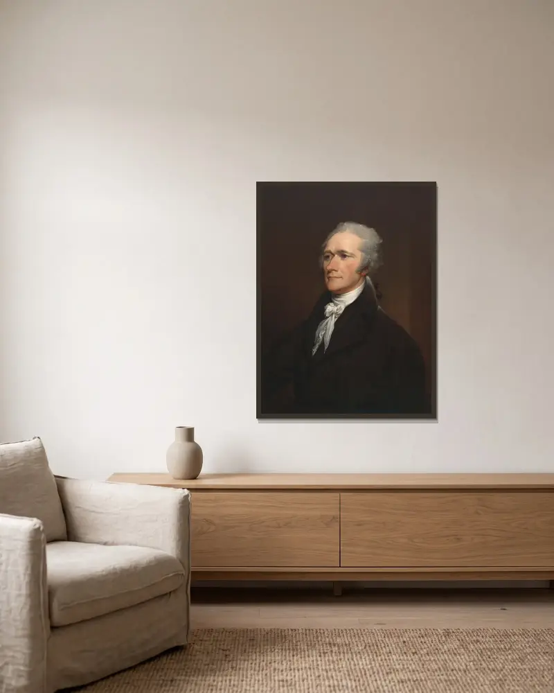 Alexander Hamilton, 1806, John Trumbull v rámu na stěně
