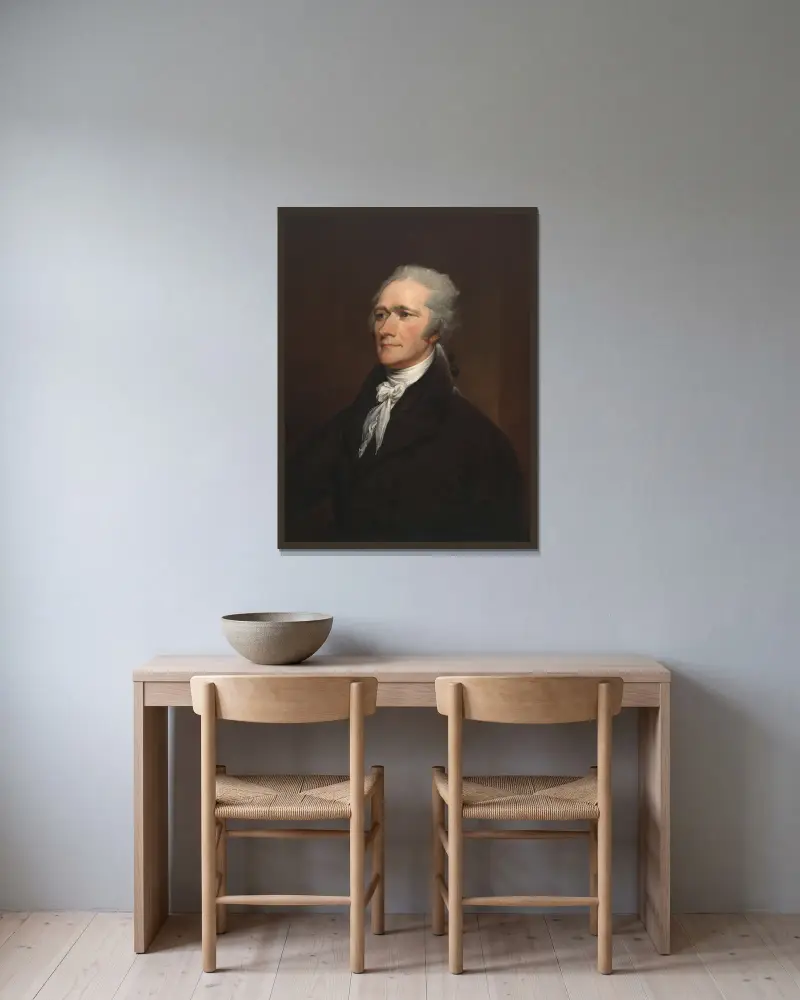 Alexander Hamilton, 1806, John Trumbull v rámu na stěně