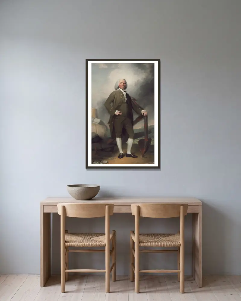 Patrick Tracy von John Trumbull gerahmt an einer Wand