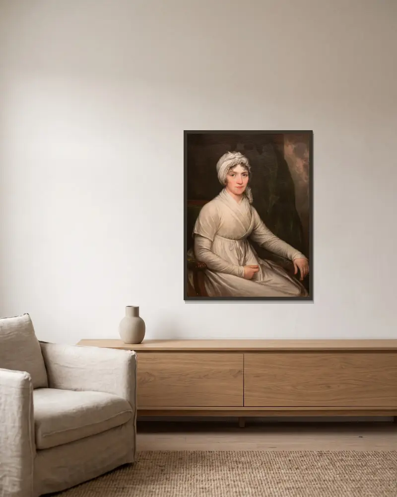 Rachel Carmer Lenox, John Trumbull w ramie na ścianie