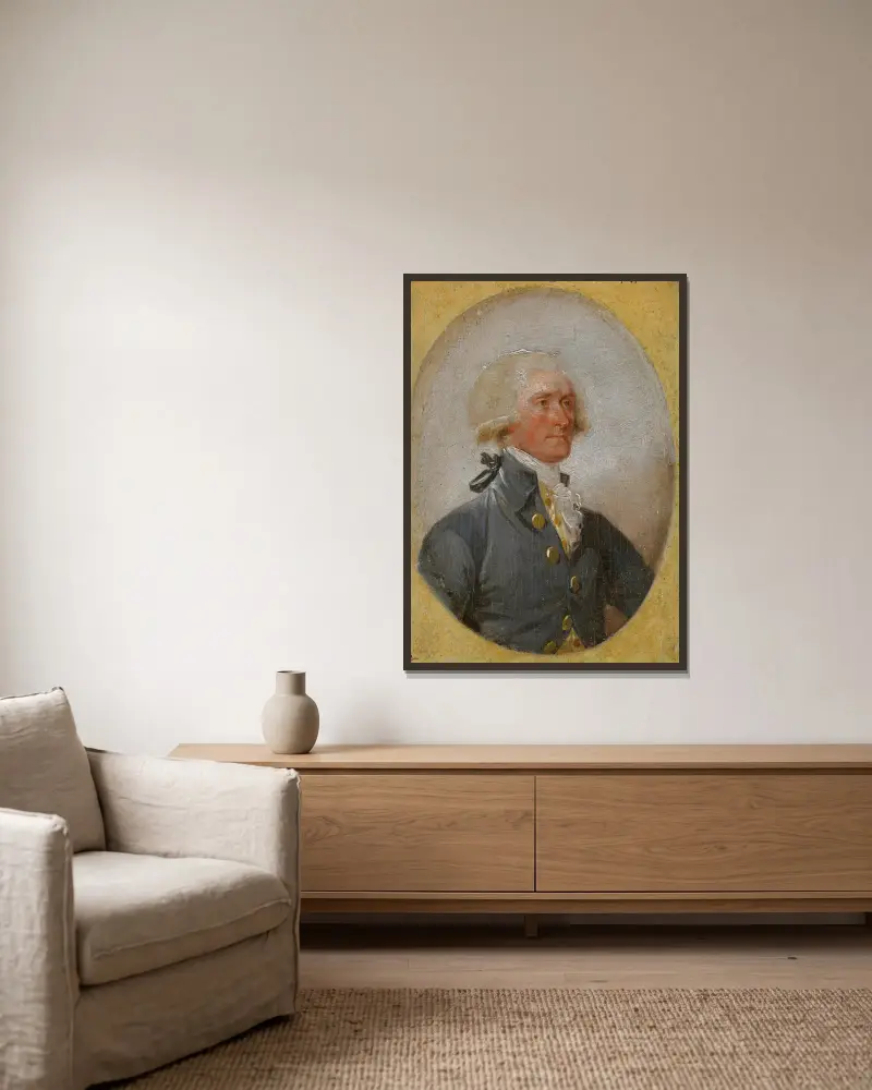 Thomas Jefferson, John Trumbull v rámu na stěně