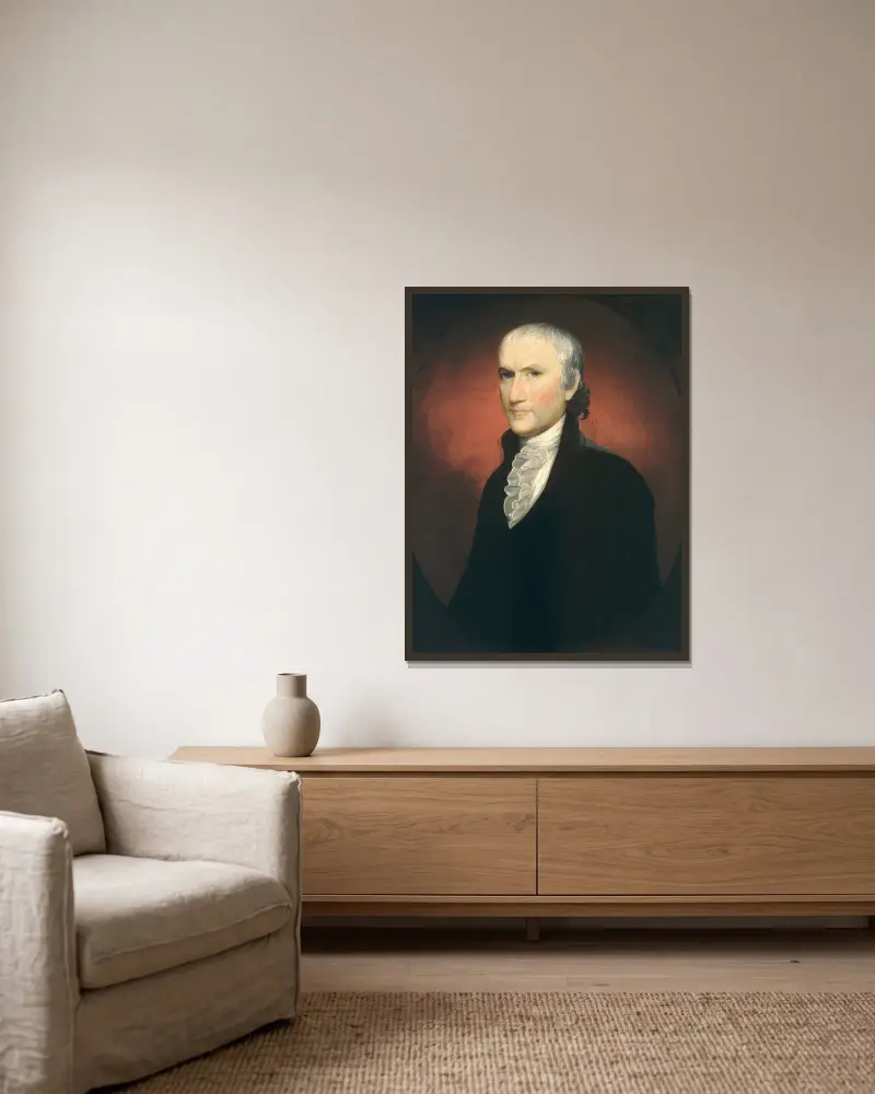 Egbert Benson von John Vanderlyn gerahmt an einer Wand