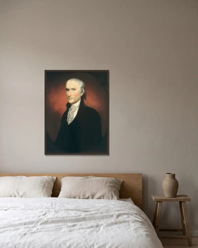 Egbert Benson von John Vanderlyn gerahmt an einer Wand