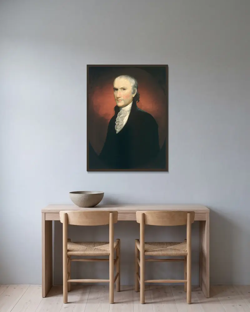 Egbert Benson von John Vanderlyn gerahmt an einer Wand