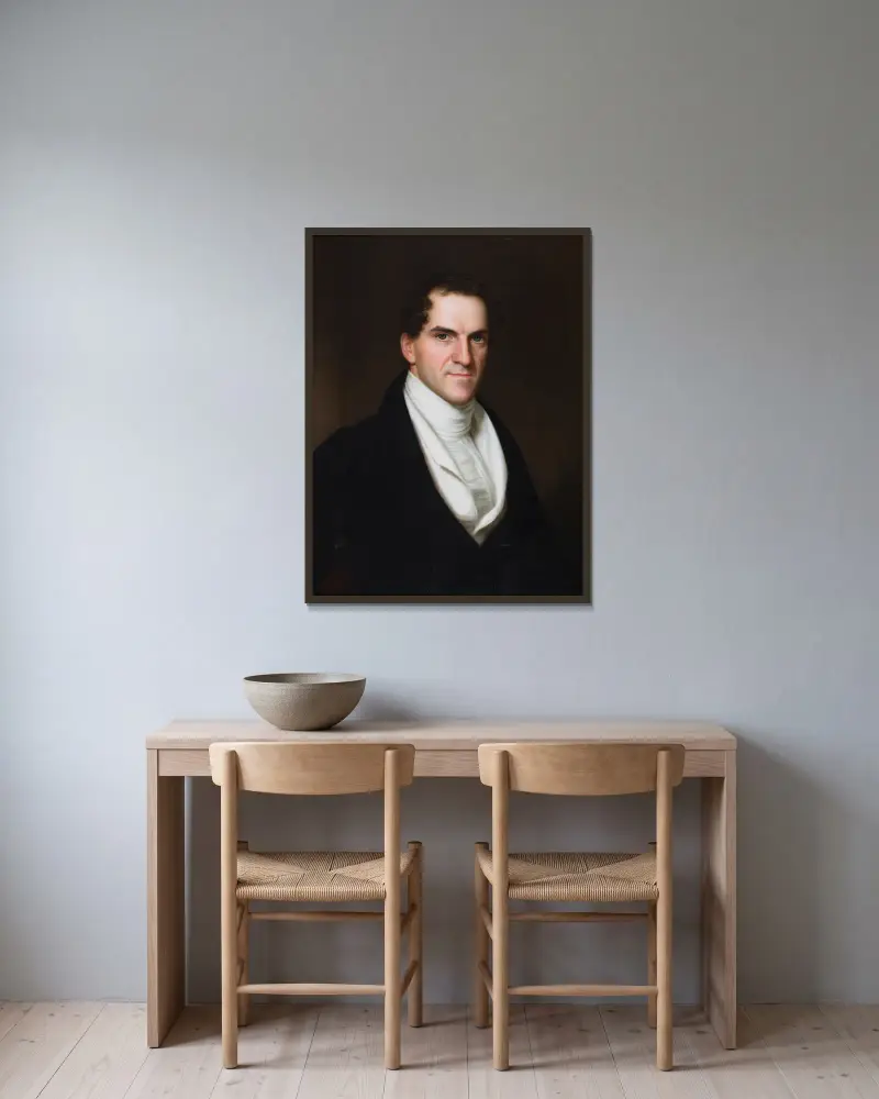 Henry Vanderlyn, John Vanderlyn w ramie na ścianie