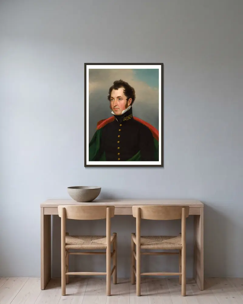 Samuel Ringgold, John Vanderlyn v rámu na stěně