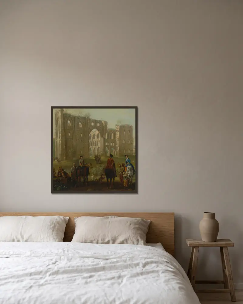 Rievaulx Abbey, John Wootton v rámu na stěně