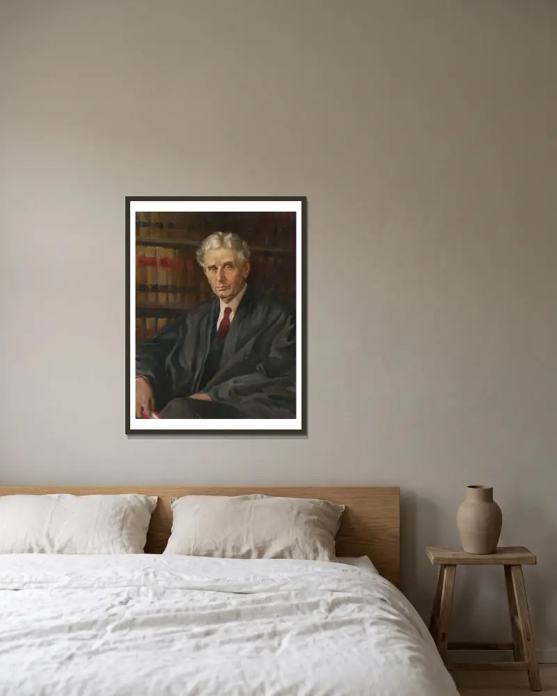 Louis Dembitz Brandeis von Samuel Johnson Woolf gerahmt an einer Wand