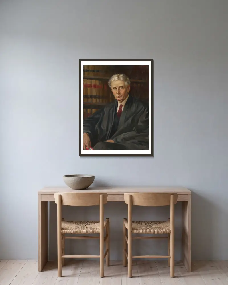 Louis Dembitz Brandeis von Samuel Johnson Woolf gerahmt an einer Wand