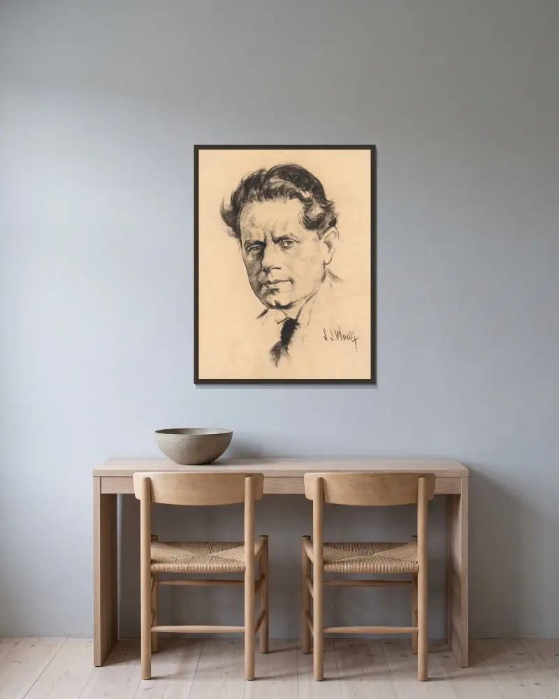Max Reinhardt von Samuel Johnson Woolf gerahmt an einer Wand