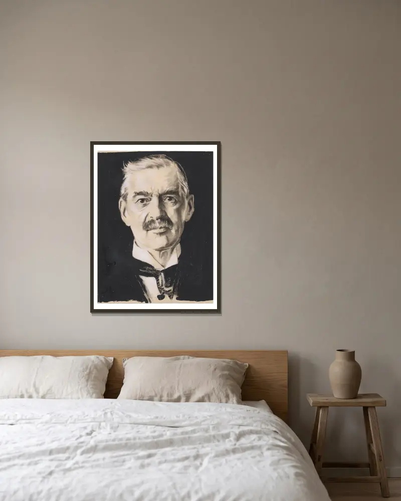 Neville Chamberlain, 1932, Samuel Johnson Woolf v rámu na stěně