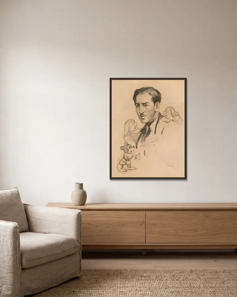 Walt Disney, Samuel Johnson Woolf v rámu na stěně