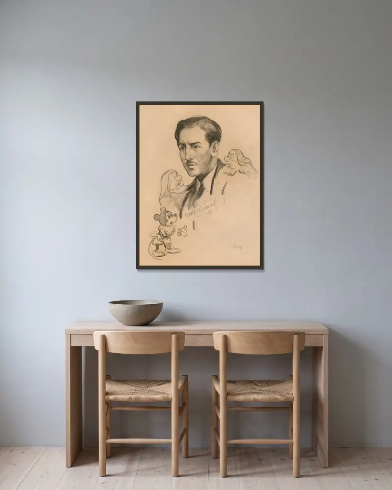 Walt Disney, Samuel Johnson Woolf v rámu na stěně