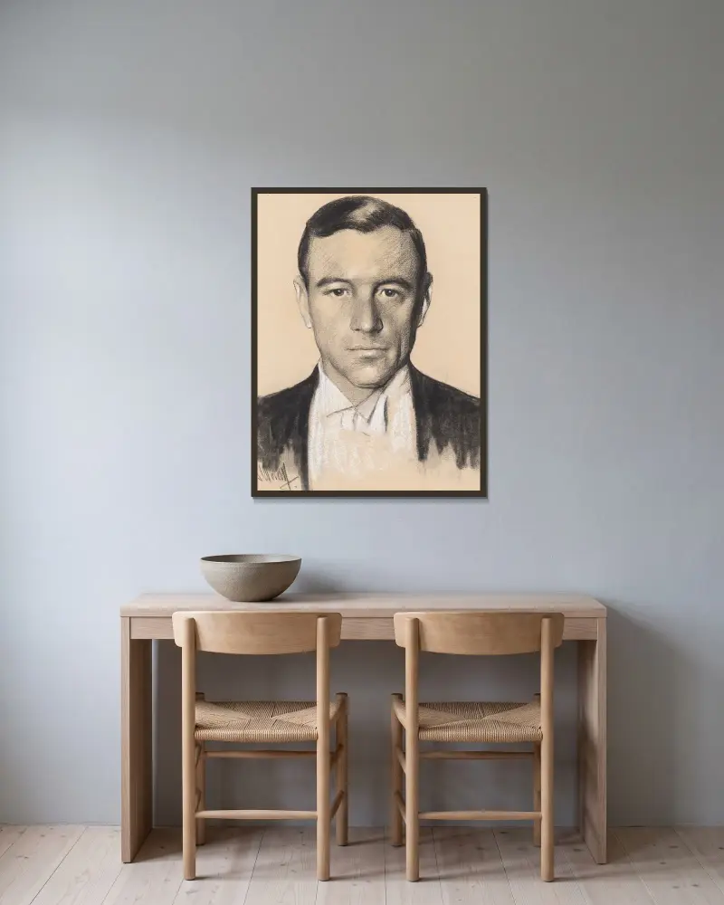 William Curtis Bok, Samuel Johnson Woolf v rámu na stěně