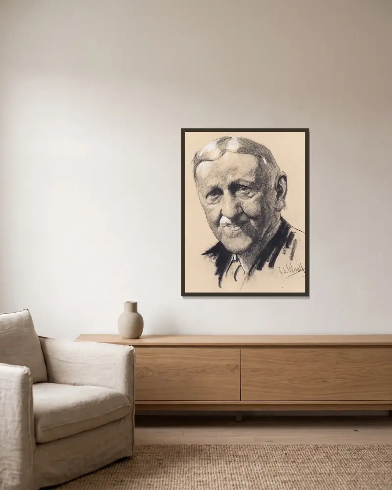 William Hartman Woodin von Samuel Johnson Woolf gerahmt an einer Wand