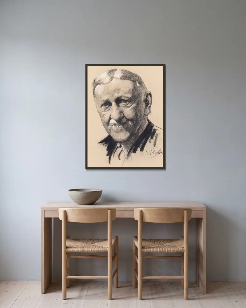 William Hartman Woodin von Samuel Johnson Woolf gerahmt an einer Wand