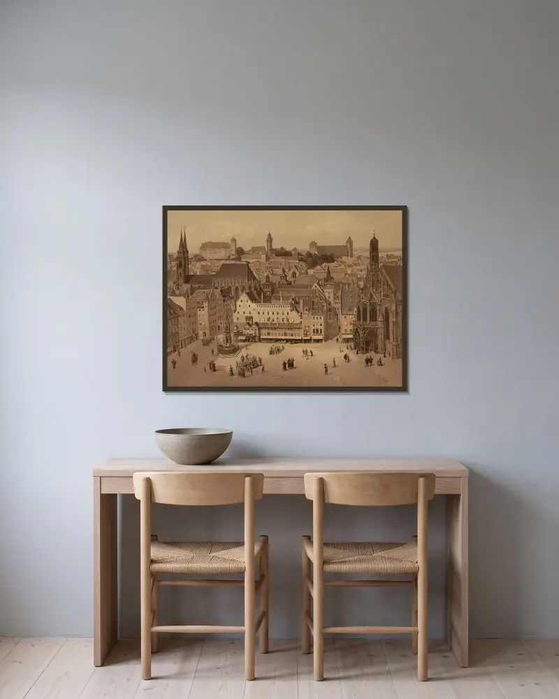 Norimberk, Josef Langl v rámu na stěně