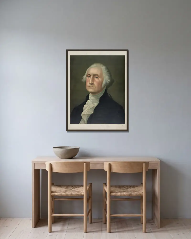 George Washington, Joseph Hoover v rámu na stěně