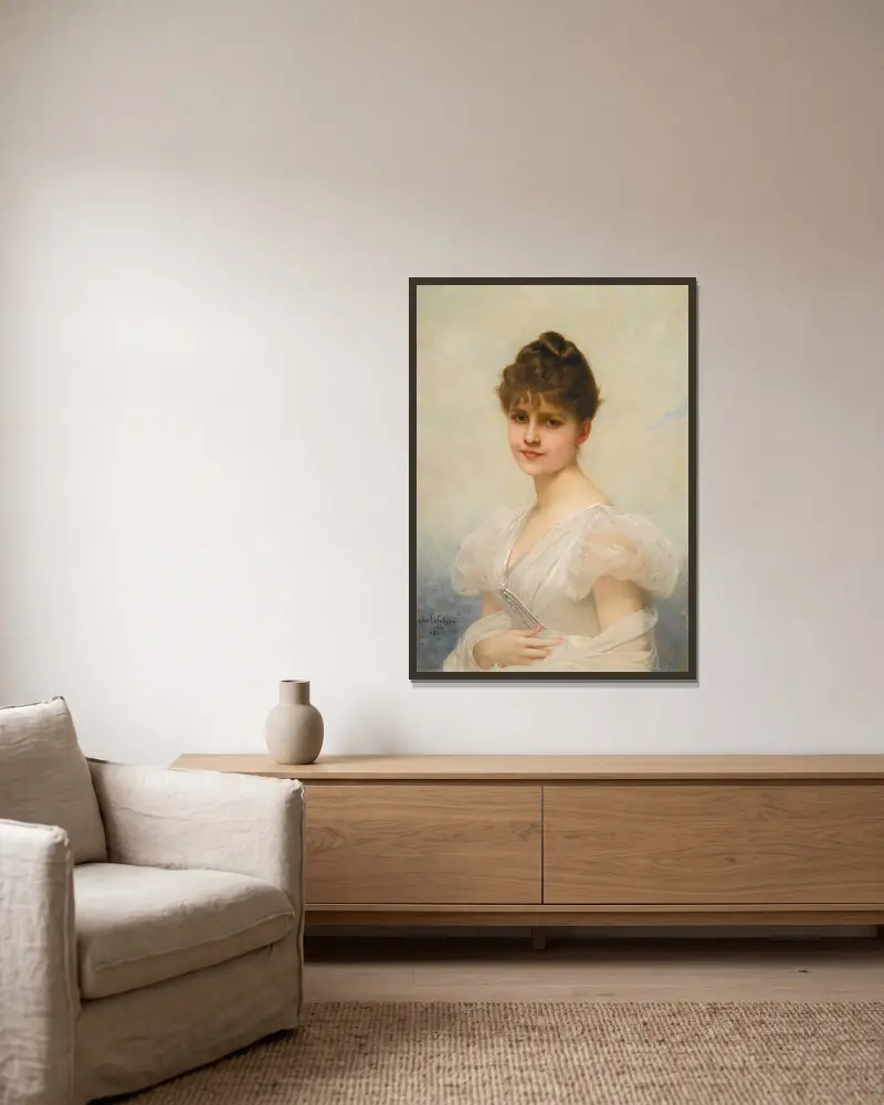 Edith Warren Miller, Jules Joseph Lefebvre v rámu na stěně