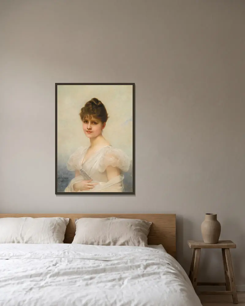 Edith Warren Miller, Jules Joseph Lefebvre v rámu na stěně