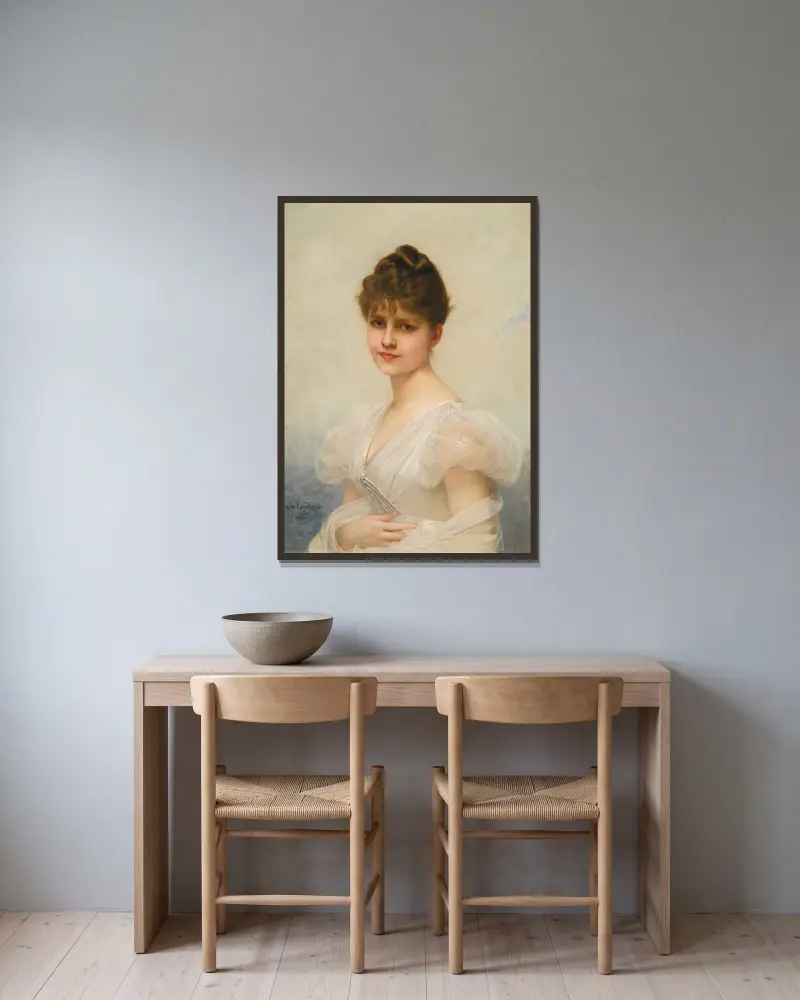 Edith Warren Miller, Jules Joseph Lefebvre v rámu na stěně