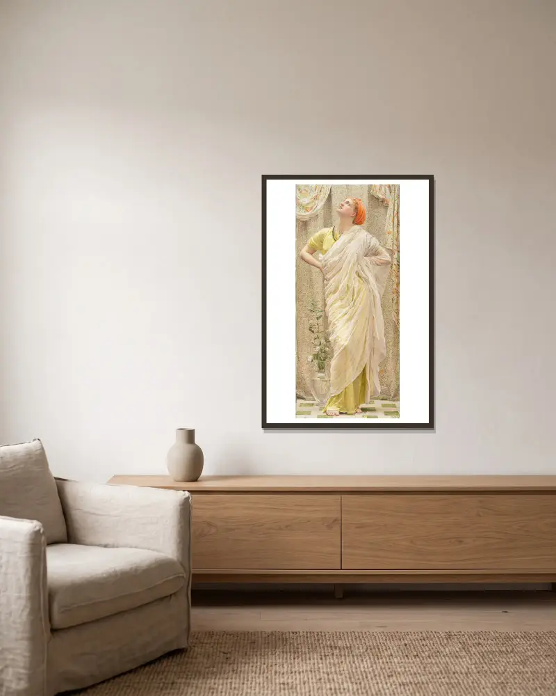 Ptáci, Albert Joseph Moore v rámu na stěně