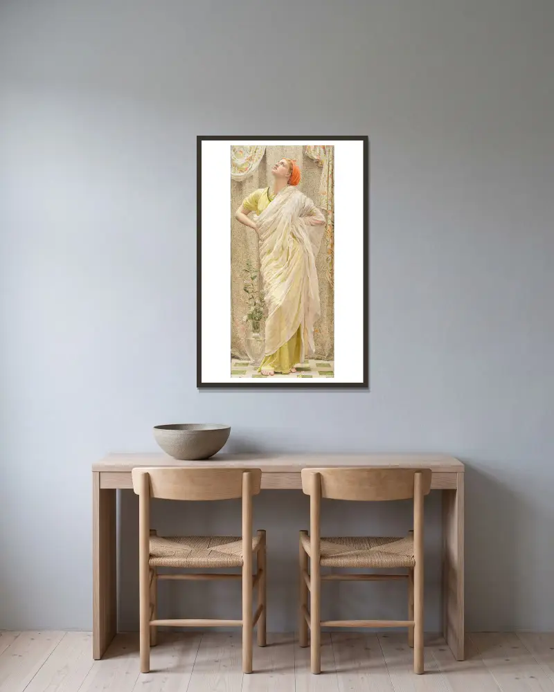 Ptáci, Albert Joseph Moore v rámu na stěně