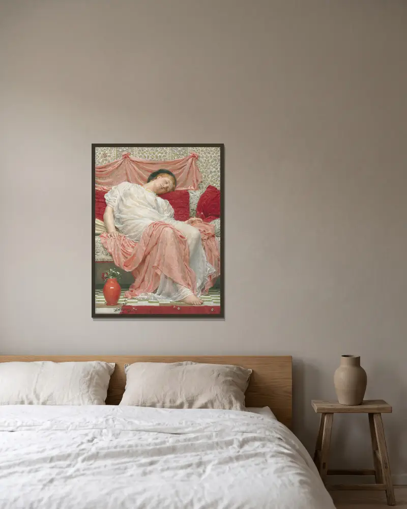 Jasmín, Albert Joseph Moore v rámu na stěně