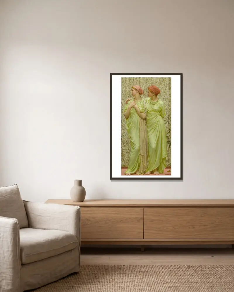 Topaz, Albert Joseph Moore v rámu na stěně