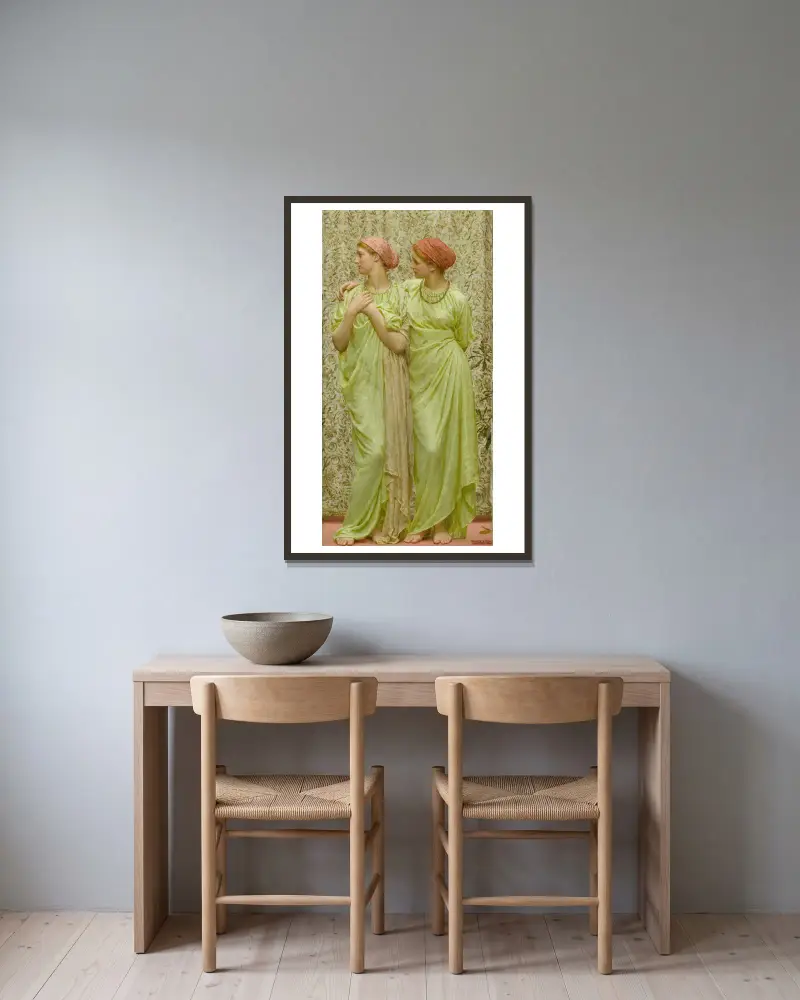Topaz, Albert Joseph Moore v rámu na stěně