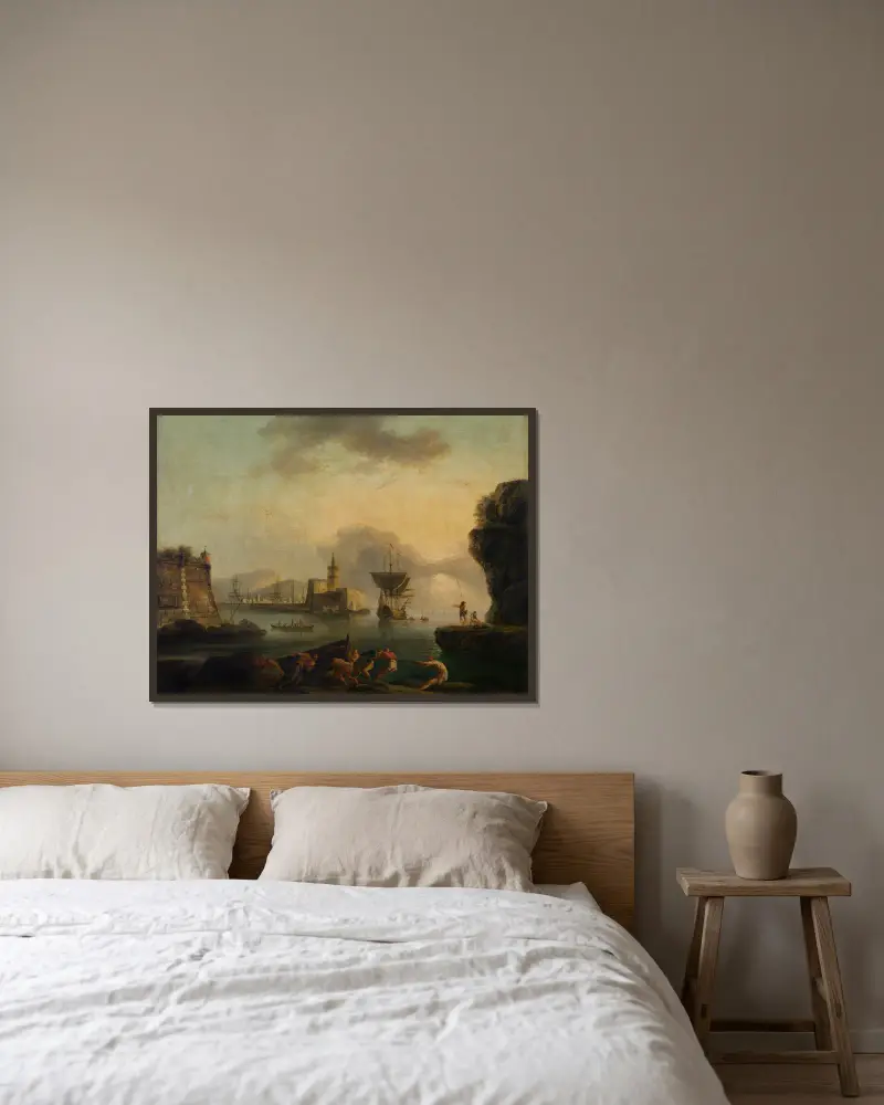 Neapol, Claude-Joseph Vernet v rámu na stěně