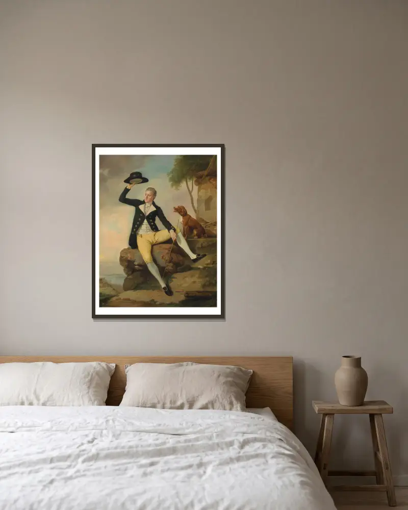 Patrick Heatly von Johan Joseph Zoffany gerahmt an einer Wand
