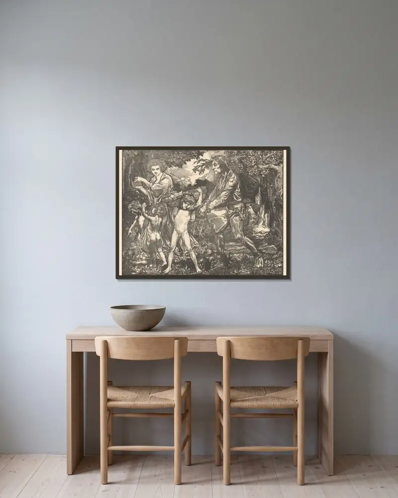 Obsternte von Johannes Josephus Aarts gerahmt an einer Wand